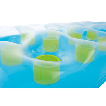 Neonowy Materac plażowy BESTWAY Niebieski 188x71cm + Zestaw naprawczy